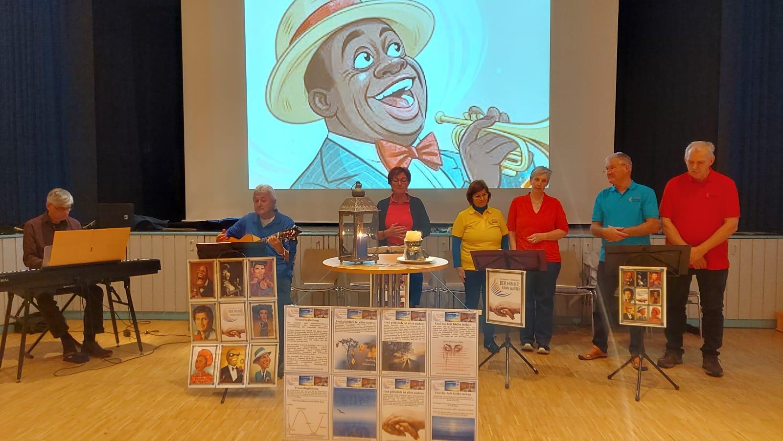 Die Band auf der Bühne